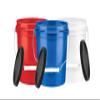 House Naturals 1 Gallon Food Grade Buckets with Lids BPA Free Plastic containers Three Colors (Pack of 3) Made in USA view 1