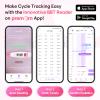 Easy@Home Basal Body Thermometer: BBT for Fertility Prediction with Memory Recall - Accurate Digital Basal Thermometer for Temperature Monitoring with Premom App - EBT-018 (Pink) view 4