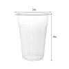 Frcctre 400 Pack 10 oz Clear Plastic Cups, Disposable Plastic Cold Party Drinking Cups Tumblers for Party, Picnic, BBQ, Travel and Events view 2