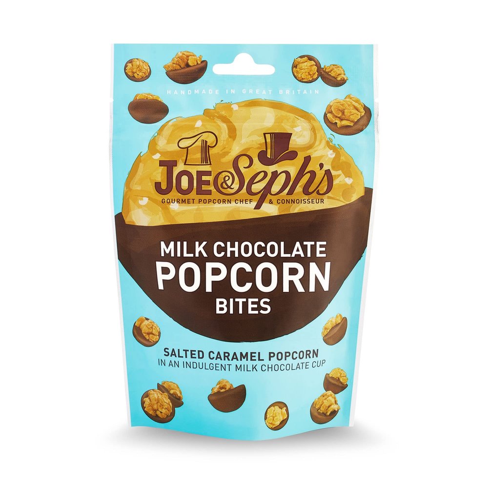 Joe & Sephs Gourmet Popcorn  Flavored Gourmet Popcorn, Individually Packaged Flavors, Perfect for Gift Sets and Parties (Milk Chocolate)