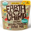 EarthChimp Organic Vegan Protein Powder - with Probiotics - Non GMO, Dairy Free, Non Whey, Plant Based Protein Powder for Women and Men, Gluten Free - 26 Servings 32 Oz (Vanilla) No Scoop view 1