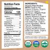 EarthChimp Organic Vegan Protein Powder - with Probiotics - Non GMO, Dairy Free, Non Whey, Plant Based Protein Powder for Women and Men, Gluten Free - 26 Servings 32 Oz (Vanilla) No Scoop view 2