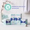 Always Pure Cotton Feminine Pads for Women, Size 2, Heavy Flow, with Wings, unscented, 34 CT view 2