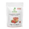 Strawberry Fruit Powder, 100% Natural, 6 oz, Vegan Friendly, No Added Sugar, No Artificial Flavors/Colors/Preservatives, NON-GMO, Eco-friendly Standup Resealable Pouch view 1