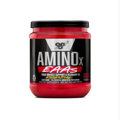 BSN Amino X EAAs, Muscle Recovery & Endurance, 10g Essential Amino Acids, 5g BCAAs, Zero Sugar, Caffeine Free, Strawberry Dragonfruit, 13.2oz, 25 Servings