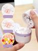 LeMall Pill Cutter can be Used for Half or 1/4 Dispensing of Small and Large Pills Pill Cutter and Storage Pills Hidden Blade (Purple) view 2