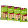 Friendly Grains - Crunchy Rollers - Organic Rice Snacks, Crispy Puffed Rice Rolls, Healthy Snack Rolls for Adults and Kids - Apple Cinnamon (4 packs of 6) view 1