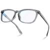VISOONE Blue Light Blocking Glasses Square with Anti Computer Glare for Gaming Women and Men MONTANA view 1