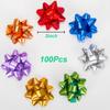 100Pcs Small Star Bows for Gift Wrapping and Presents,Multiple coClour Christmas Bows,for Parties, Birthdays, Weddings or Other Holidays. (style1) view 2
