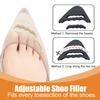 16 Pairs Shoe Filler Heel Pads for Womens Shoes - Shoe Filler for Too Big Shoes Women with Toe Inserts, Toe Inserts for Too Big Fit view 2