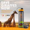 Giraffe Bottle Save Giraffes Now Limited Edition Insulated Stainless Steel Hydration Bottle, 24 oz / 700 ml view 4