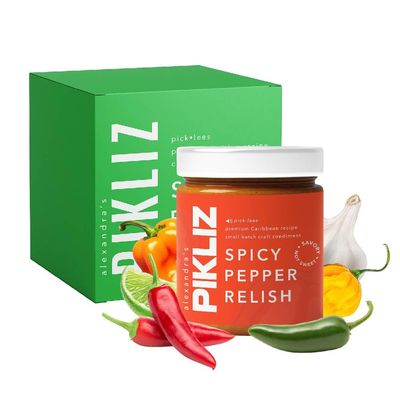 Alexandras Pikliz Spicy Pepper Relish Haitian-Caribbean Pepper Relish, Bold Flavor, Gourmet Condiment, 8oz (Pack of 1)