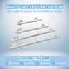 18 Skyline Grab Bars for Shower 1.25 Dia | ADA Handicap Grab Bars for Wall in Brushed Finish | Made from 304 Stainless Steel & Holds up to 500 lbs view 2