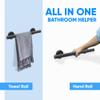 18 Skyline Grab Bars for Shower in 1.25 Dia | ADA Handicap Grab Bars for Wall in Matte Black Finish | Made from 304 Stainless Steel & Holds up to 500 lbs view 4
