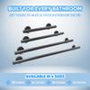 24 Skyline Grab Bars for Shower in 1.25 Dia | ADA Handicap Grab Bars for Wall in Oil Rubbed Bronze Finish | Made from 304 Stainless Steel & Holds up to 500 lbs view 2