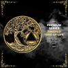 1 to 50 Year Twisted Tree of Life Sobriety Coin - Gold Plated AA Chips & Medallions - 46 Year Sobriety Coin - Black view 4