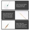 16pcs Plume Ear Picks Professional Cleaning Tools Handle Portable Ear Digging Spoons for Household Travel Use Easy to Clean and Massage view 3