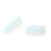 ExactFitt Replacement Silicon Rubber Nose Pads Buds for IC! IC Berlin Eye Prescription Glass Eyeglasses Frames (Milky White - 1 Pair) view 1