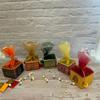 LOVENSPIRE Pack of 4 Small Potli Gift Box Decorative Net Ganesha Potli for Dry Fruits Jewelry Organizer Packing Return Gift Indian Wedding Mehndi Festival Favors Housewarming Gift view 1