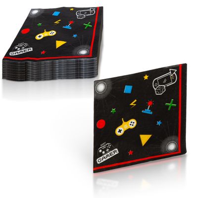 Gaming Party 2ply Napkins 20ct