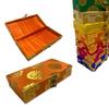 LOVENSPIRE Pack of 4 Brocade Jewelry Organizer Box Indian Favor Boxes for Shagun Return Gifts Traditional Style Box Wedding Favor Punjabi Muslim Pakistani Wedding Nikah Favor view 1