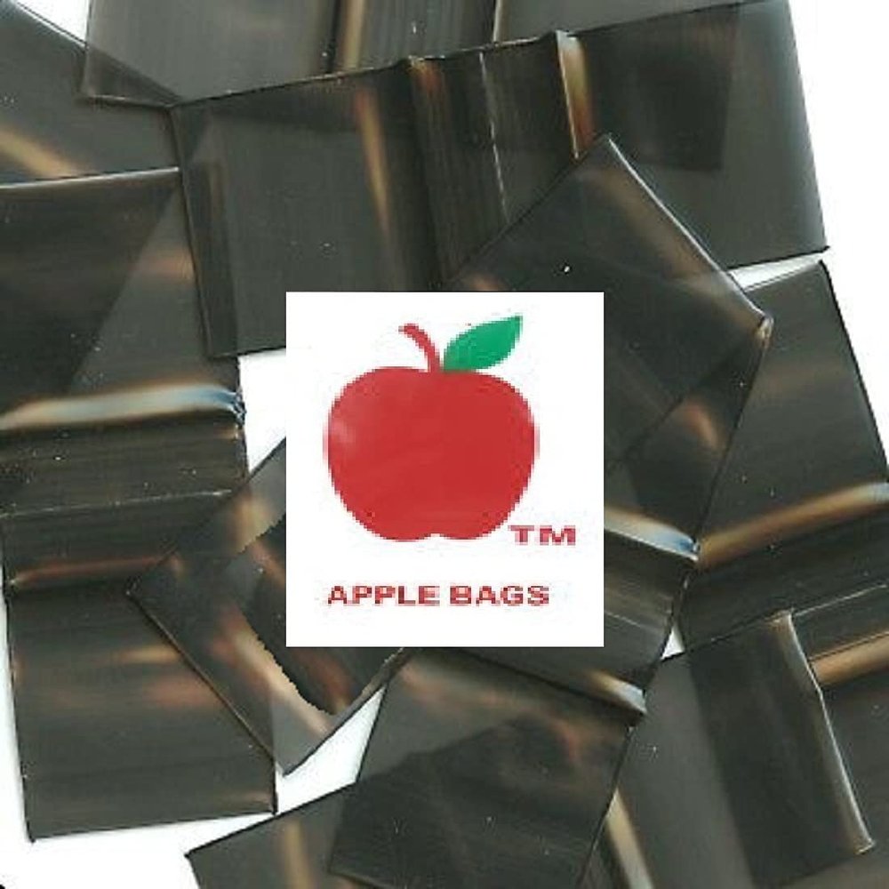 10000 PACK APPLE BAGGIES MINI 2mil CLEAR BAGS 10,000 resealable plastic (1212 Black)