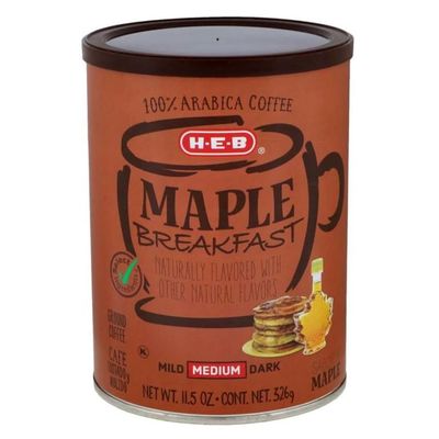 HEB Select Ingredients Maple Breakfast Medium Roast Ground Coffee 11.5 oz(pack of 3)
