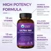 Vitamin World Ultra 360 Multivitamin for Women, Women's Multivitamin with Herbs & Collagen for Hair, Skin & Nails, Supplement with Iron, Vitamin A, B, C, D, E for Energy & Immune Support, 90 Caplets view 3