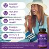 Vitamin World Ultra 360 Multivitamin for Women, Women's Multivitamin with Herbs & Collagen for Hair, Skin & Nails, Supplement with Iron, Vitamin A, B, C, D, E for Energy & Immune Support, 90 Caplets view 4