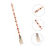 Healifty Back Scratcher Ox Horn Back Itching Scalp Scratcher Hand Massage Tool with Long Handle for Home Office 38cm Light Brown view 2