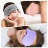 4 Pcs Plush Sleep Masks, Ultra Cute Soft Eye Cover, Blindfold Travel Masks for Kids Men Women(Random Color) view 3