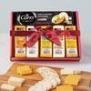 Wisconsin Cheese Company - Specialty Wisconsin Cheese & Cracker Gift Box - 100% Wisconsin Gouda, Smoked Cheddar, Salami, Tomato Basil Cheddar, Swiss (Pack of 5 Blocks) | Perfect for Parties, Charcuterie Boards, and Holiday Gifts view 1