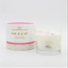 ALUMINATE LIFE Luxury Glass Jar Candle, 14.5 OZ, Sleep - Rose Quartz Crystal Infused - Scents of Rose, Lavender, and Vanilla - Tranquility, Love, & Comfort - Coconut Wax, Valentine's Day Gift view 2