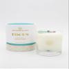 ALUMINATE LIFE Luxury Glass Jar Candle, 14.5 OZ, Focus - Fluorite Crystal Infused - Scents of Orange, Ginger, Ylang-ylang, & Lavender - Awareness, Mental Order, & Clarity - Coconut Wax Blend view 2