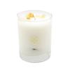 ALUMINATE LIFE Luxury Glass Jar Candle, 14.5 OZ, Recharge - Citrine Crystal Infused - Scents of Lemongrass, Geranium, and Basil - Happiness, Manifestation, & Abundance - Coconut Wax, Essential Oils view 1