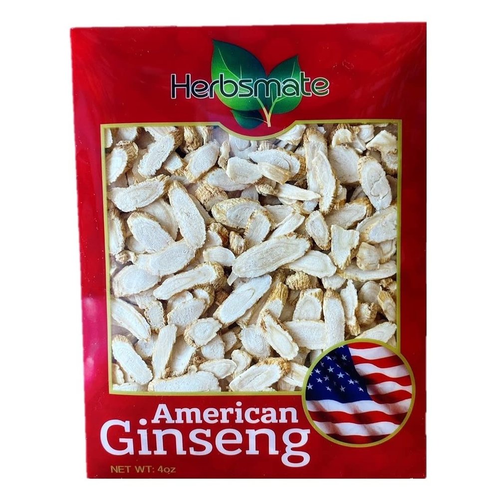 Hand-Selected A Grade American Ginseng Slice Small Size (4 Oz. Box)