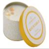 ALUMINATE LIFE Luxury Candle Tin, 4 OZ, Recharge - Citrine Crystal Infused - Scents of Lemongrass, Geranium, and Basil - Happiness, Manifestation, & Abundance - Coconut Wax Blend, Essential Oils view 1