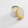 ALUMINATE LIFE Luxury Candle Tin, 4 OZ, Recharge - Citrine Crystal Infused - Scents of Lemongrass, Geranium, and Basil - Happiness, Manifestation, & Abundance - Coconut Wax Blend, Essential Oils view 4