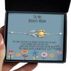 Bonus Mom Gift for Birthday, Sunflower Jewelry for Bonus Mom view 1