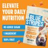 Blue Stripes Cacao Superfruit Gummies - Vegan Chewy Fruity Snack, No Sugar Added 100% Fruit Gummy, 9 Essential Vitamins & Minerals, Natural Tropical Superfood, Great for Granola, Yogurt - 3.2oz view 4