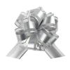 12 Pieces Pull Bow Wrapping Pull Bow Ribbon Pull Bows for Wedding Baskets,6 Inches Diameter Gift Bows, Large Bows for Presents. (Silver) view 1