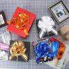 12 Pieces Pull Bow Wrapping Pull Bow Ribbon Pull Bows for Wedding Baskets,6 Inches Diameter Gift Bows, Large Bows for Presents. (Silver) view 3