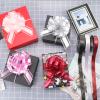 12 Pieces Pull Bow Wrapping Pull Bow Ribbon Pull Bows for Wedding Baskets,6 Inches Diameter Gift Bows, Large Bows for Presents. (Silver) view 4