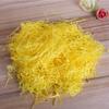 JINZOFLY Raffia Paper Shreds, 100g Shredded Paper for Gift Box, Crinkle Cut Paper Shred Filler for Gift Wrapping & Basket Filling(Yellow) view 2