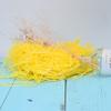 JINZOFLY Raffia Paper Shreds, 100g Shredded Paper for Gift Box, Crinkle Cut Paper Shred Filler for Gift Wrapping & Basket Filling(Yellow) view 3