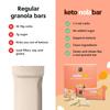 Perfect Keto Nola Bars, Gluten Free, Keto Granola Bars, Low Carb Snack or Breakfast Bar with No Sugar Added, Keto Diet Food, Healthy Snacks for Adults, 2g Net Carb, White Chocolate Macadamia, 8 Pack view 4