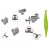 30 Pcs New SmileTech Dental Lingual Buttons Oval Mesh Base Orthodontics Materials view 1