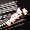 Valentine Cellophane Wrap Roll Red Hearts Design(100 feet x 17.5 in) 2.3 Mil Thick Crystal Clear with Special Red Hearts Cellophane Bags large For Flower Wrapping, Gift Basket Wrap Hearts Design Cellophane for Valentines Day Gift Wrapping view 3