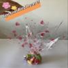 Valentine Cellophane Wrap Roll Red Hearts Design(100 feet x 17.5 in) 2.3 Mil Thick Crystal Clear with Special Red Hearts Cellophane Bags large For Flower Wrapping, Gift Basket Wrap Hearts Design Cellophane for Valentines Day Gift Wrapping view 4