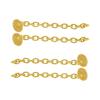 4 Pcs New SmileTech Gold Traction Chain Orthodontics Lingual Buttons Dental Orthodontic Materials view 1